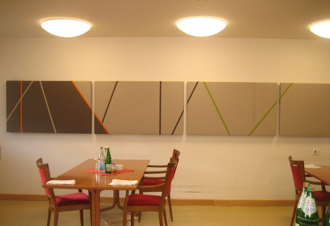 Schallaufnehmendes Lodenstoff Bild