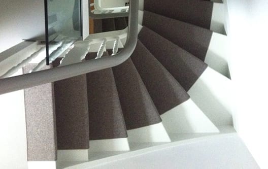 Ausgelegte Wendeltreppe