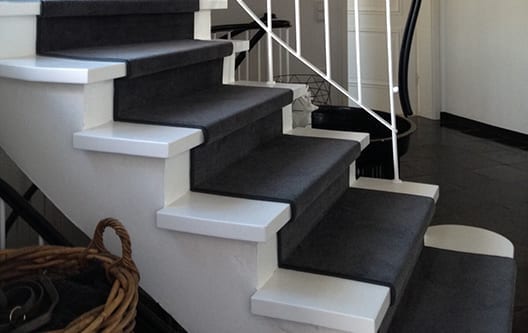 Weicher Treppenteppich